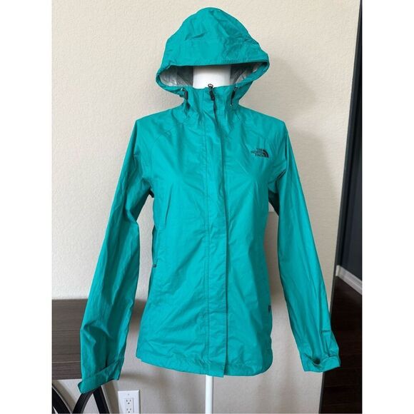 The North Face Venture HyVent 2.5L Medium Teal Rain Coat - Picture 1 of 7